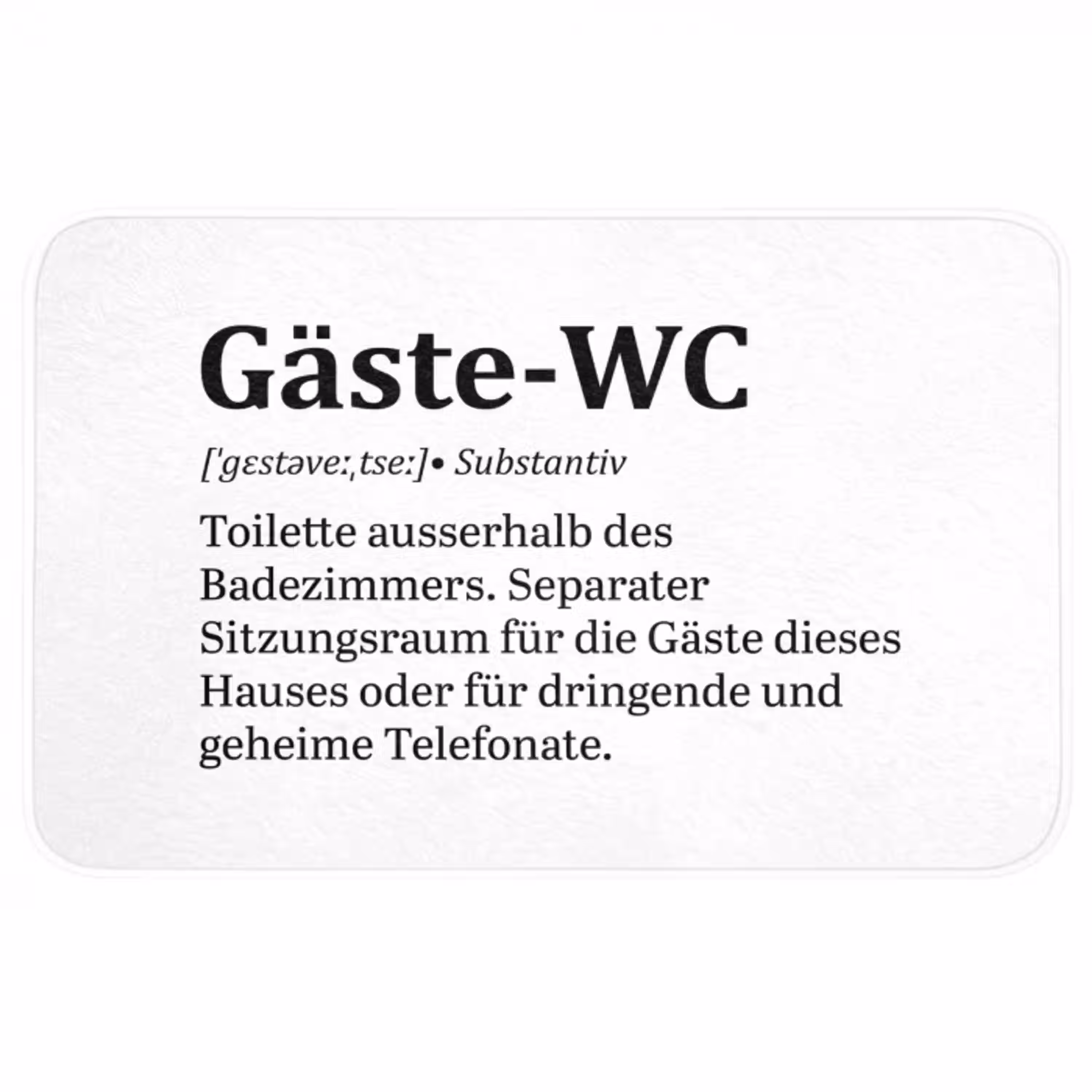 Quote - Definitie - Gäste-wc - Wit WCmat middel -3d