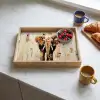 Olifant - Slurf - Mozaïek - Abstract Dienblad Rechthoek middel -sfeer2