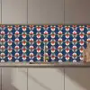 Patronen - Abstract - Bloemen keuken achterwand 2 middel 871 zz_3dshopping