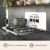 Quotes - You are the best mom in the world - Spreuken - Mama keuken achterwand spatscherm klein -usp_NL