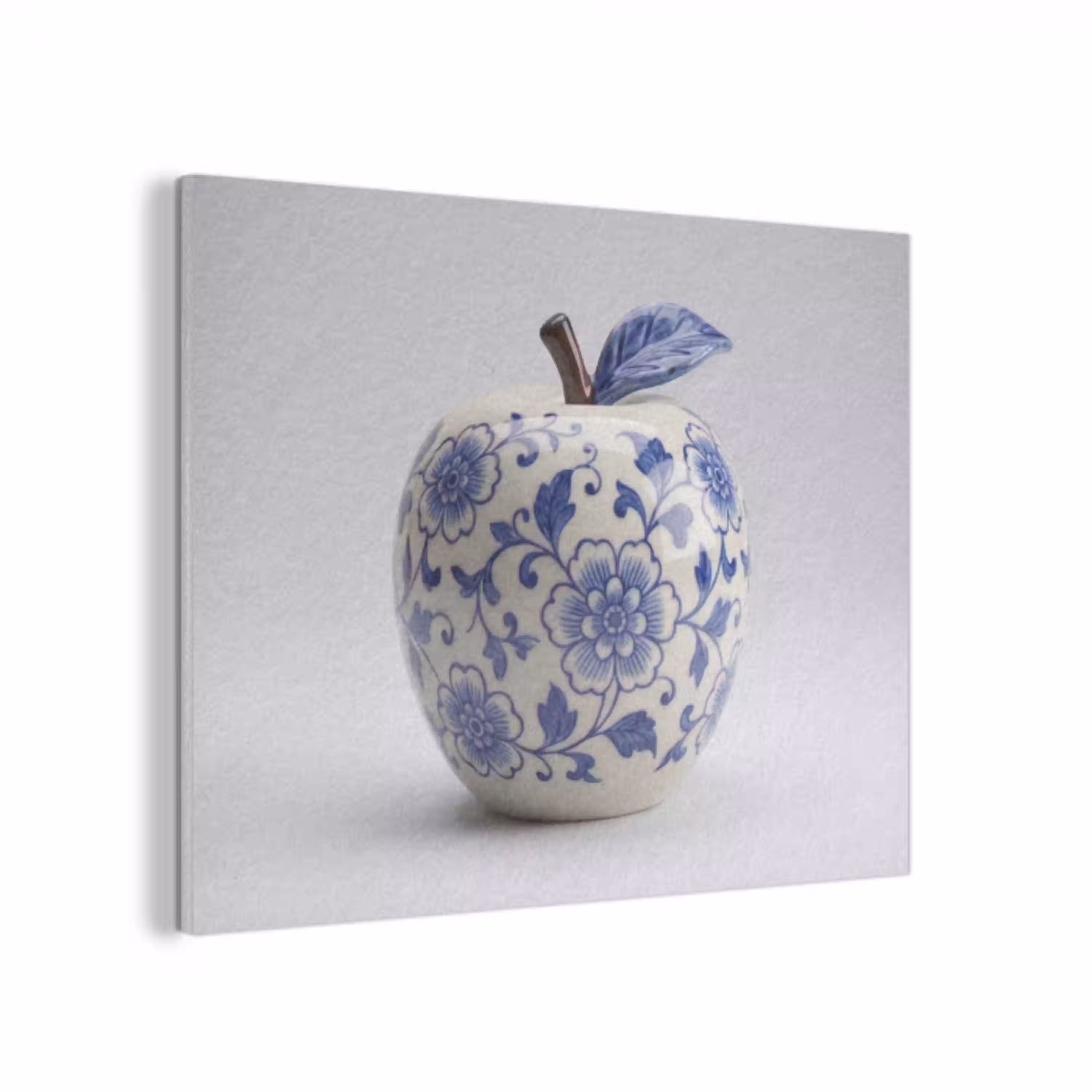 Appel - Blauw - Klassiek PET vilt klein -3d