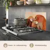 Olifanten - Oranje - Abstract keuken achterwand spatscherm klein -usp_NL