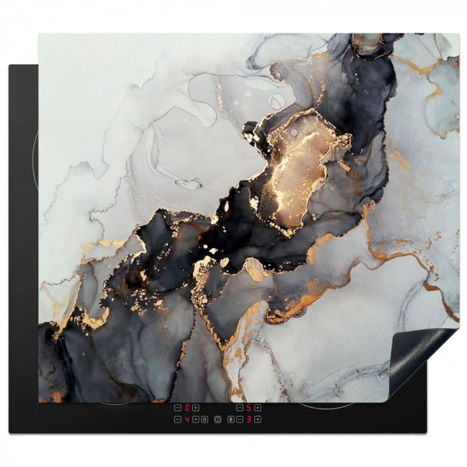 Mysterie van de Diepzee Inductie beschermer vinyl 3mm middel -3d