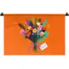 Kaartje - Boeket - Bloemen Wandkleed katoen klein -zz3d