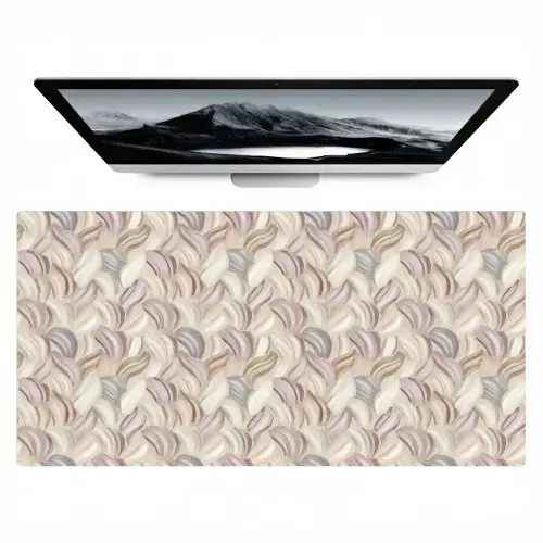 Abstract - Golvend - Pastel Muismat XXL klein 681 -zzz3d