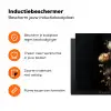Boeket - Bloemen - Licht - Zwart Inductie beschermer vinyl 3mm klein -zzzzzzz-td-ups