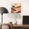 Heuvels - Palmbomen - Abstract aluminium wit klein -sfeer5