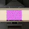 Mintgroen - Roze - Vlekken - Patroon keuken achterwand spatscherm klein 900 -sfeer1