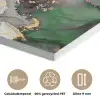 Marmer - Goud - Groen - Luxe PET vilt klein -closeup_NL