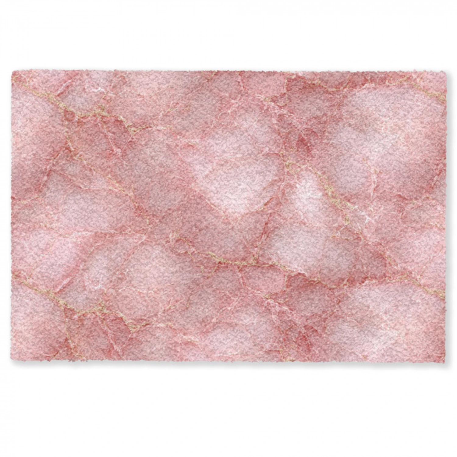 Roze - Kwarts - Goud - Marmer Deurmat klein 898 -zkaufland3d