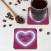 I liked it so it's mine - Neon hart - Roze onderzetter kurk middel -sfeer2