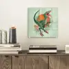 Dino - Bladeren - Grafisch - Groen plexiglas 5mm klein -sfeer1