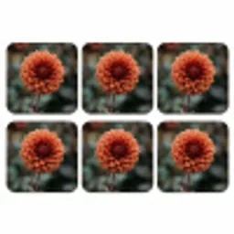 Dahlia - Bloem - Natuur - Sfeervol onderzetter kurk middel -3d