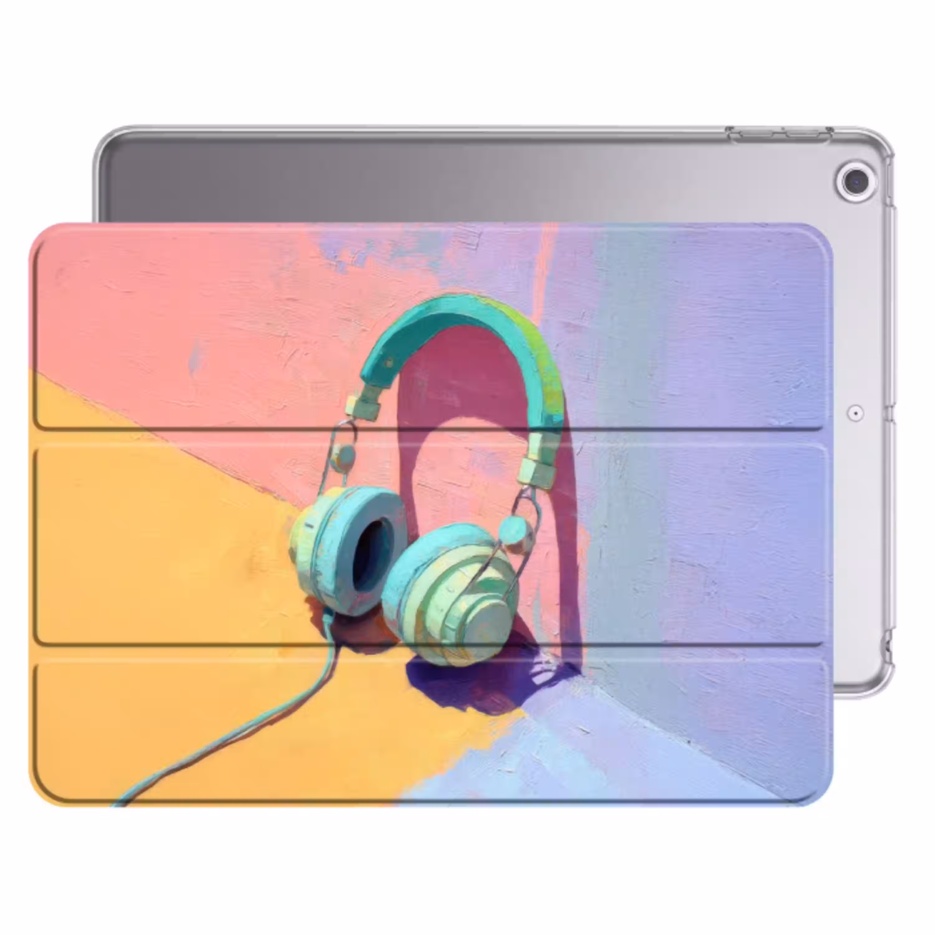Koptelefoon - Mintgroen - Draad Apple iPad 2017 middel -threedimensional_3d_global