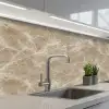 Bruin - Kristaladers - Marmer keuken achterwand 2 middel 871 -3d_schuin