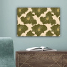 Modern - Abstract - Groen canvas 2cm klein 34 -sfeer4