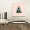 Christmas Season - Kerst - Kerstboom - Roze aluminium wit klein -sfeer1