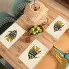 Vis - Sierlijk - Vinnen - Illustratie Placemat vinyl groot -zzsfeer5_Kitchenyeah-website