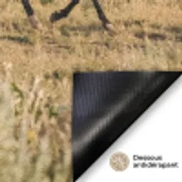 Paarden - Kudde - Bergen - Vrijheid - Wild Deurmat klein -antislip_FR