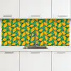 Mango - Patroon - Fruit - Bladeren keuken achterwand 2 middel 871 -3d