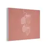 Minimalistisch - Illustratie - Aardbei - Tak PET vilt klein -3d