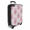 Klassiek boeket patroon roze NBS - Handbagage koffer - Kinderen Unisex middel -productfoto_3d