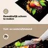 Koffie - Graffiti - Drinken - Abstract Inductie beschemer met haakjes klein -ky-schoon-nl
