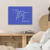 Blauw - I am that woman - Sierlijk - Minimalistisch PET vilt klein -sfeer3