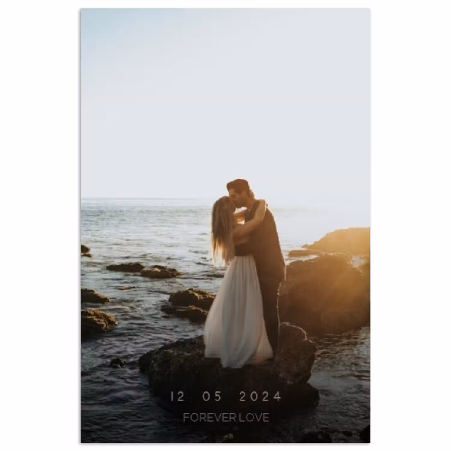 Gepersonaliseerde poster - Forever Love - Datum - Jubileum