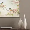 Takken - Bloemen - Vogeltjes - Roze PET vilt klein -sfeer6_closeup