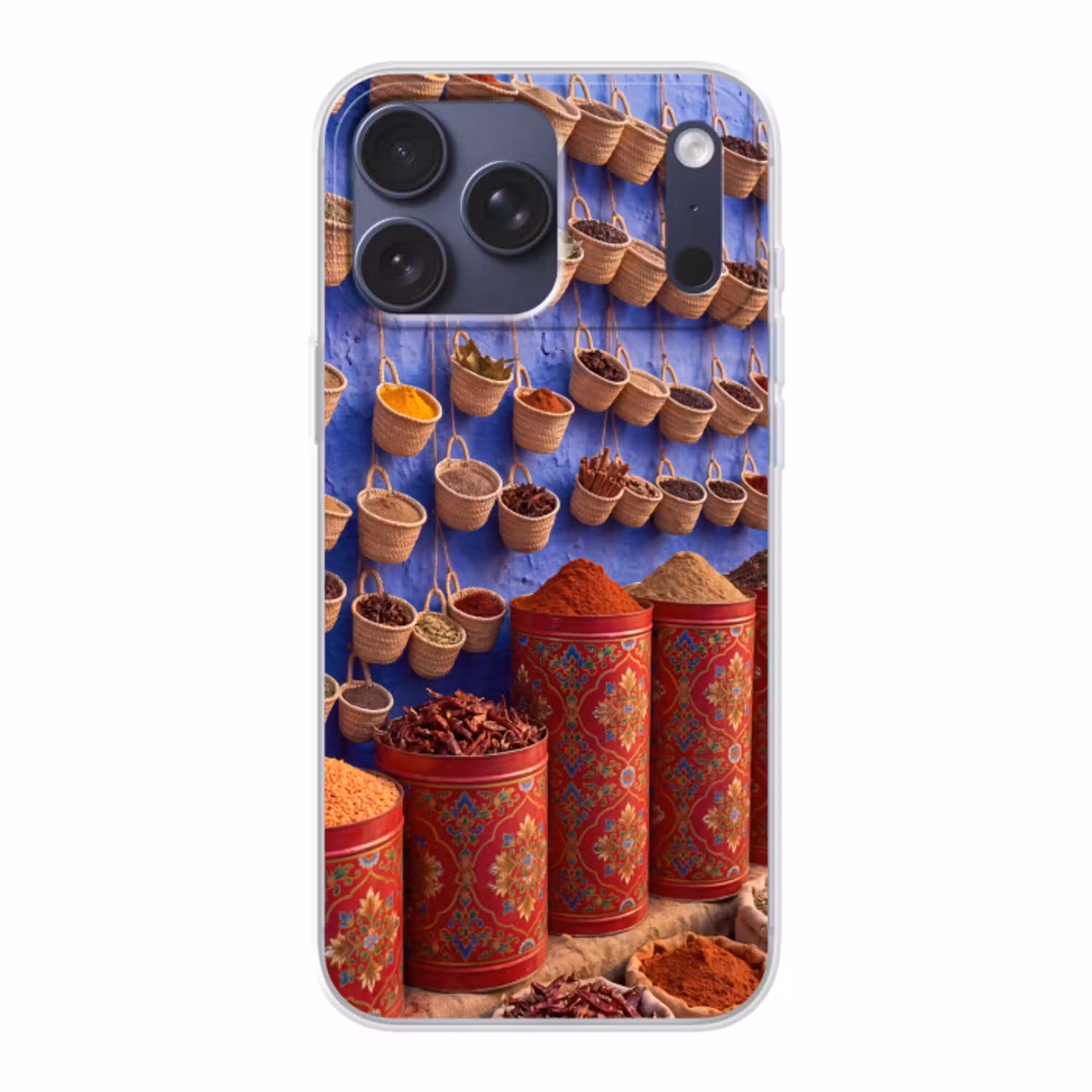 Kruiden - Manden - Markt Telefoonhoesje iPhone 17 Pro Max klein -3d