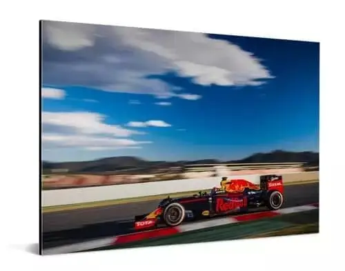 Sportauto op aluminium