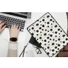 Grafisch - Modern - Zwart laptophoes neopreen klein 279 -bureau