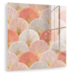 Waaiers - Goud - Roze plexiglas 5mm klein 11 -zzzproduct_nieuw