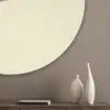 Klaproos - Illustratie - Zwart Akoestische PET Vilt - Rond klein -sfeer5_closeup
