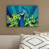 Pauw - Cirkels - Blauw canvas 2cm klein -sfeer3