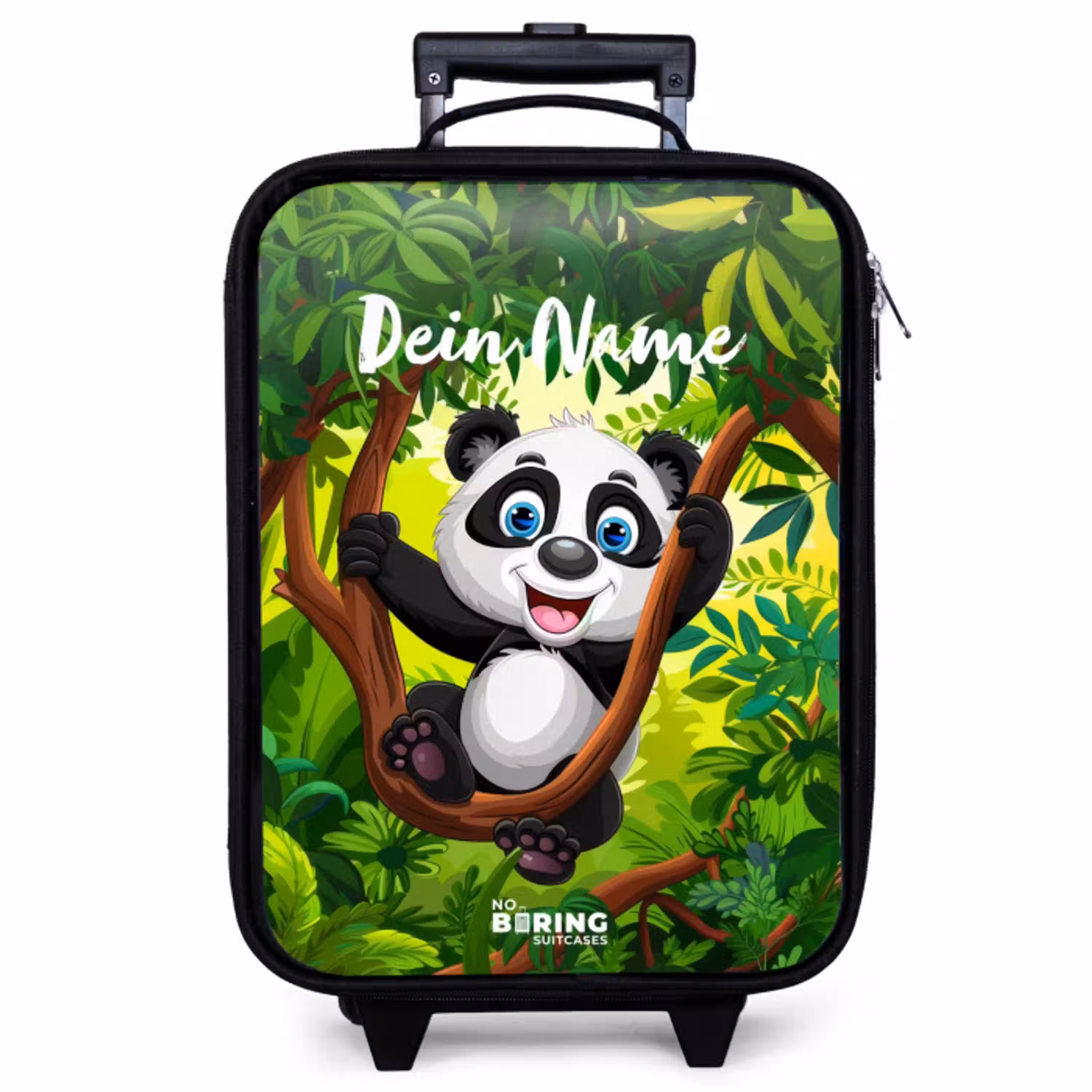 Pedro panda Kinderkoffer - Zwart klein -zzz_website3d