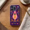 Kever - Felgekleurd - Bloemen - Bladeren Telefoonhoesje iPhone 17 Pro klein -sfeer1