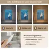 Zeilboot - Water - Abstract - Schaduw Light Box met kabel (Tafellamp) klein -USP_lichtkleurNL