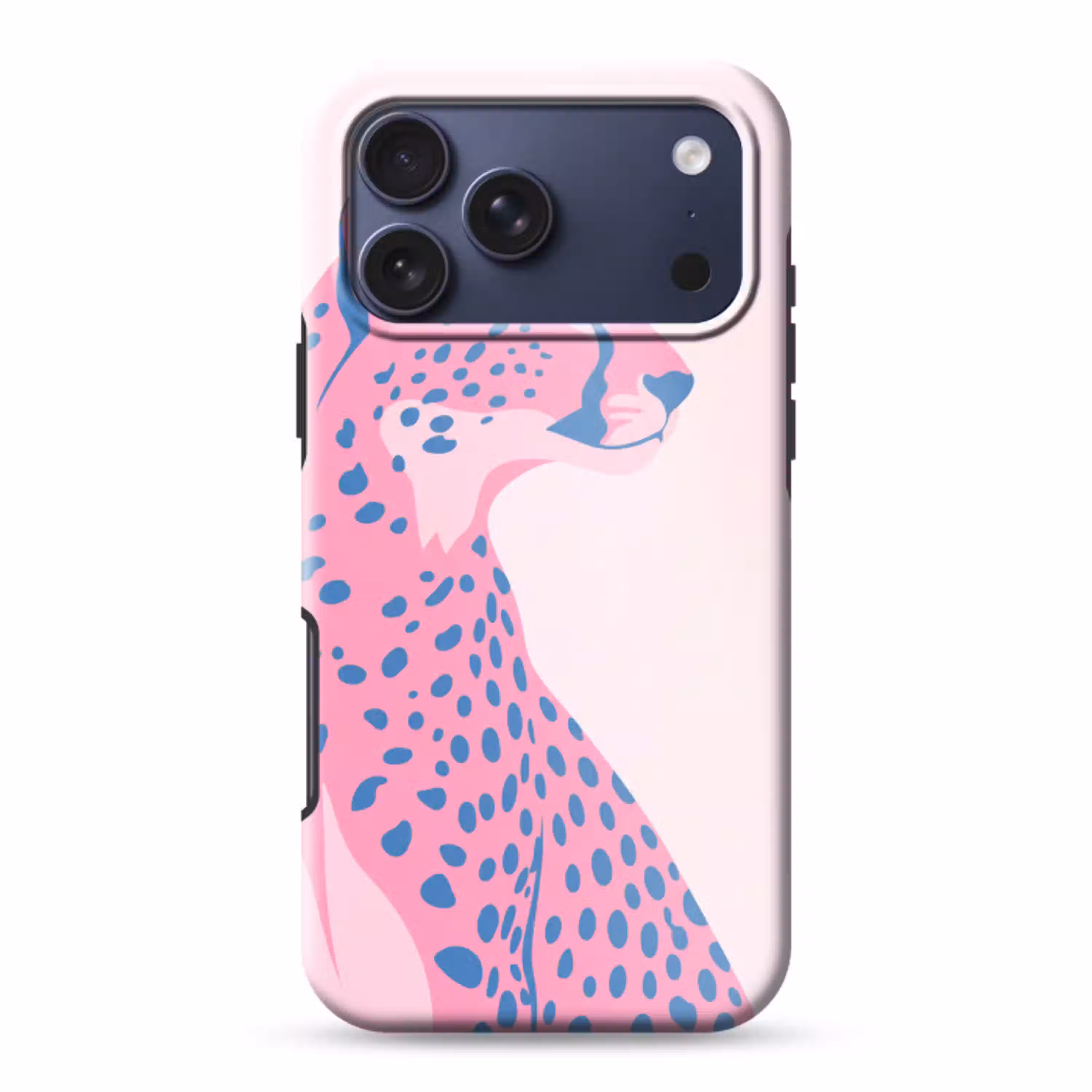 Dieren - Profiel - Abstract - Roze - Blauw Toughcase MagSafe Apple iPhone 17 Pro Max klein -3d