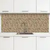 Bruin - Grijs - Patroon keuken achterwand 2 middel 871 -3d