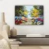 Schilderij - Bloemen - Natuur - Olieverf canvas 2cm klein -sfeer6
