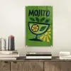 Mojito - Cocktail - Citroen - Groen plexiglas 5mm klein -sfeer1