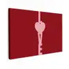 Love - Hart - Rood canvas 2cm klein -z3d