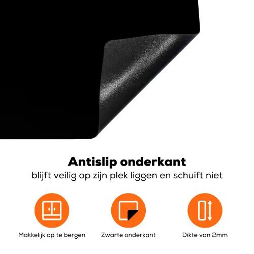 Bol - Gedroogd - Vaas - Zwart Inductie beschermer vinyl 3mm klein -zzzzzzz-td-onderkant