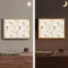Takken - Vogels - Beige Light Box met batterij (Wandlamp) middel 907 -sfeer3