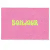 Roze - Groene bonjour - Organisch Deurmat klein -zkaufland3d