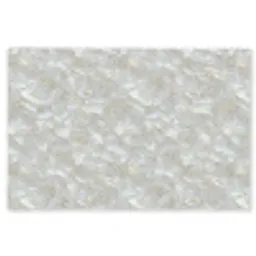 Parelmoerglans - Wit - Schelp Vloerkleed Rechthoek klein 1091 -3d