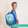 Haai - Water - Zee Kinderrugzak - Blauw middel -sfeer3_NL