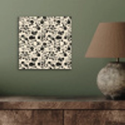 Bloemen - Dessin - Zwart aluminium wit klein 46 -sfeer2
